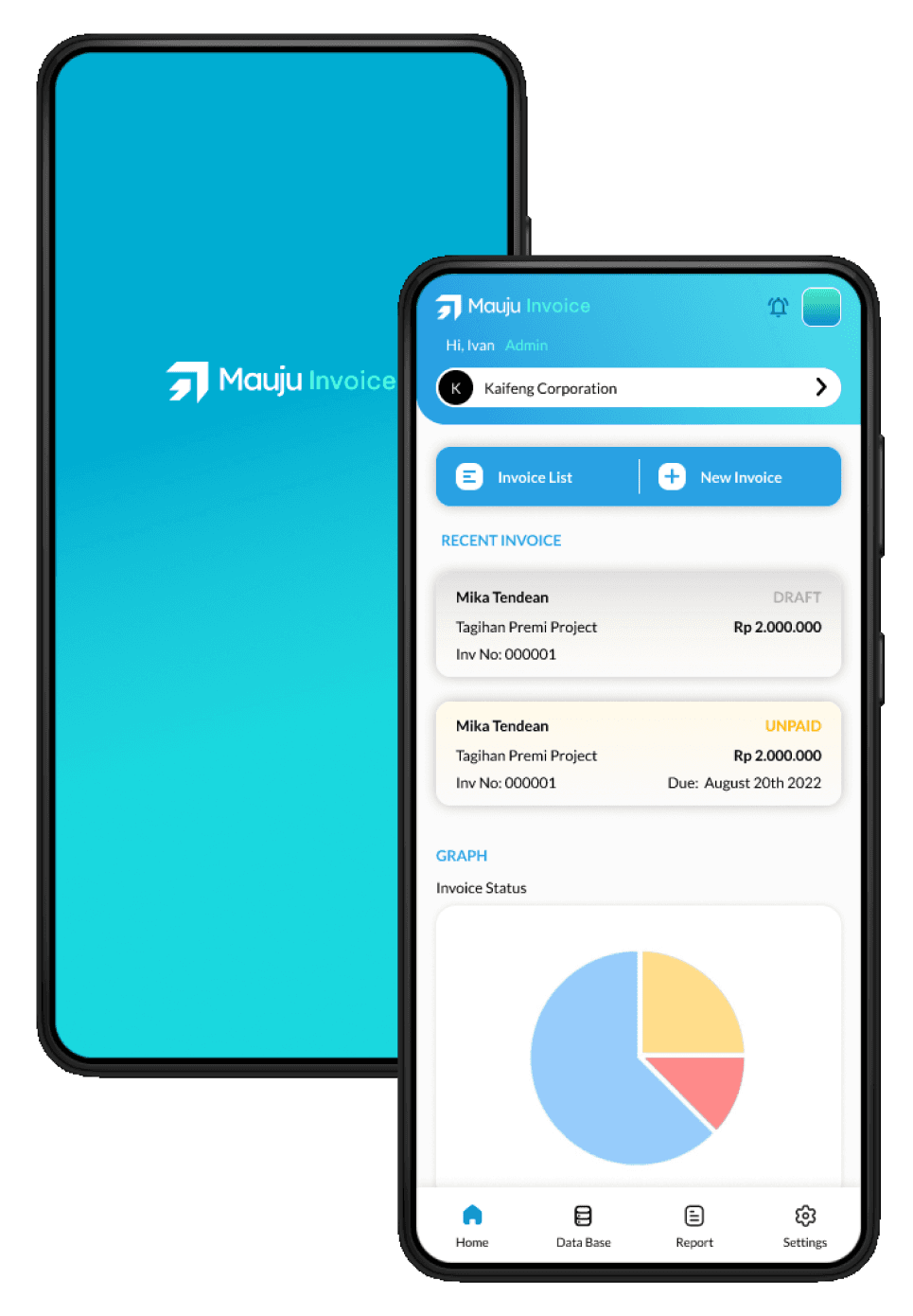 mauju invoice android