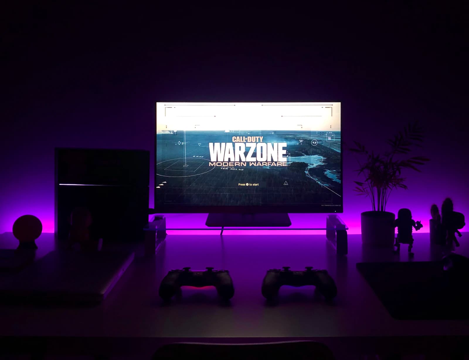 Couch build, two controllers, no notes